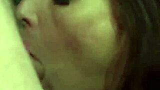 She is able to do a proper deepthroat now