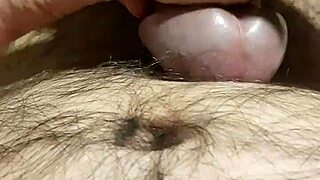 Solo boy performs cumshot demonstration