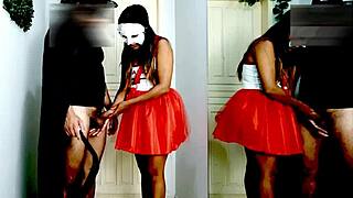 zorro and the naughty nurse in wild latina anal play