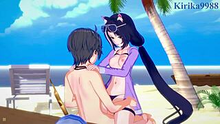 i'm watching pecorine, karyl, and yuuki in intense hentai sex