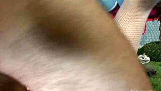 Handsome guy convinced a lovely slut to play with his cock 😏