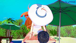 i'm watching pecorine, karyl, and yuuki in intense hentai sex