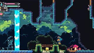 Hot Monster Girl Femdom Drains Balls in Pixel Game