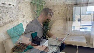 hey melani latina, why'd my boss catch me masturbating and fuck me hard in the living room after?