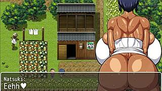 Tanned girl natsuki hentai game ep 18 fucked all night long by the perverted ghost