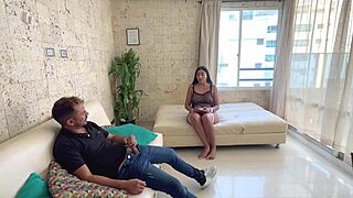 hey melani latina, why'd my boss catch me masturbating and fuck me hard in the living room after?