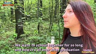 will you fuck me one last time, horny classmate gets fucked right after graduation