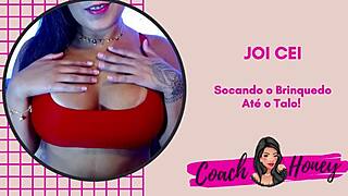 Can You Pound The Big Cock Toy To The Hilt?