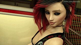 rebel teen 18+ shows off her ass and titties to a total stranger in the bus become a rockstar - lisa 1