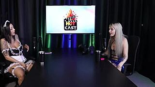 Kyra sheer red sends a message and films her first anal scene with a dwarf actor in lingerie.