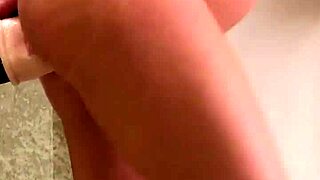 my horny step sister fucks herself in shower dp 😈