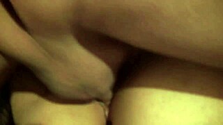 Chubby beauty banged and facialized in hot threesome action