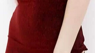 naughty blonde paola hard preps with glass dildo for intense dp gangbang action