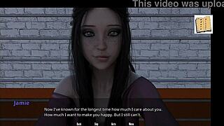 feeling excited playing basketball with shauna in the game