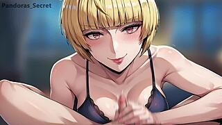 Stepmom humiliates cuck with blowbang and bukkake payback in anime cartoon.