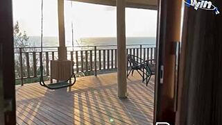 beach house fling with drii cordeiro, she took my load in mouth! 😍