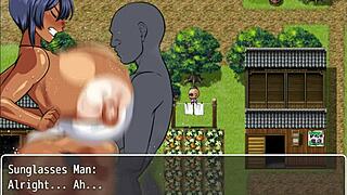 Tanned girl natsuki hentai game ep 18 fucked all night long by the perverted ghost