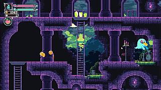 Hot Monster Girl Femdom Drains Balls in Pixel Game