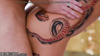 Smokin hot tattooed girl gets fisted and double-destroyed?