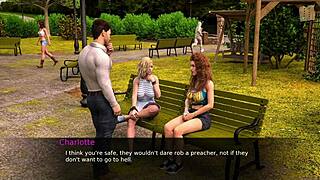 in nursing back to pleasure episode 37, going for a walk with two hot teens