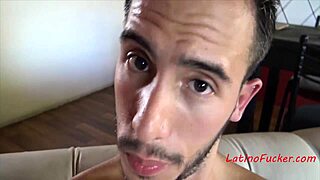 Straight guys test out gay sex for quick cash on the spot.