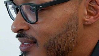 Emotional surprise threesome with noir male and hunk for our anniversary