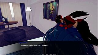 hololewd manager part 3 continues with huge boobs