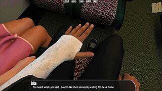 Exploring the halfway house in episode 57 of the game