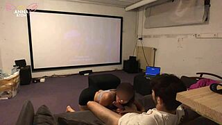 Stepsiblings Engage In Intense Fucking While Watching Disney Movie, Calling It Family Bonding With Kissing And Riding