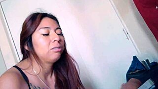 Cheating Wife Banged Doggystyle While Chatting With Husband on Phone.