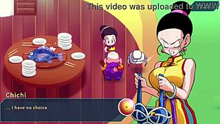 Chi Chi Teases Roshi With A Handjob In Kame Paradise 2