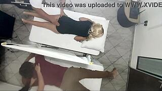 Masseur Fucks Wife Next to Husband in Homemade Taboo Video
