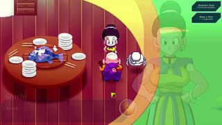 Chi Chi Teases Roshi With A Handjob In Kame Paradise 2