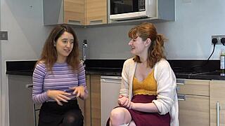 SWEET GERMAN STUDENTS CELEBRATE HUMOROUS EROTIC REUNION WITH FINGERING