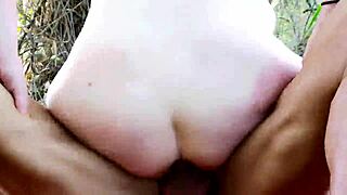 Redhead craves hard outdoor fucking with cumshots