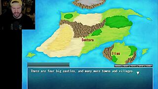 Hentai cumshot after failing to defeat slug girl in monster quest