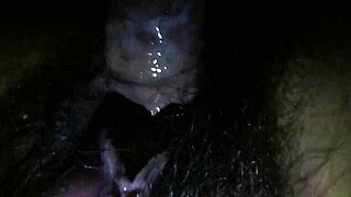 Descriptive view of blonde with natural tits in smoke fetish during Christmas ski special