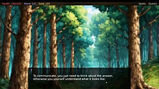 angel pussy in hentai game triggers quick cum