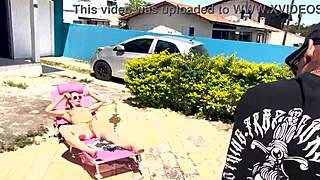 Wife waits for husband to leave to give pussy to neighbor