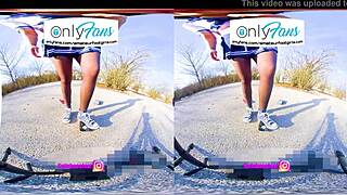 I Watch Vr 3d Foot Girl Trailer With Shoeplay And Crushing Nylons