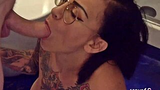 harter amateur anal für schlankes tattoo teen 18+ natasha im deutschen stil