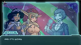 Big tits and great fantasy in a hot anime video