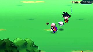 Chi Chi Teases Roshi With A Handjob In Kame Paradise 2