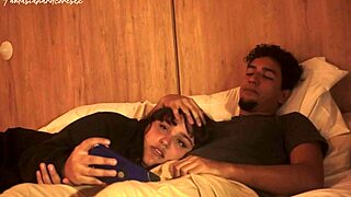 Black metal fan gets piped in both holes and cum covered - no mercy sex?