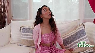 Step Daughter's Butt Flash Tempts Step Dad