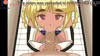 ichigo-chan gets doggystyle in game center