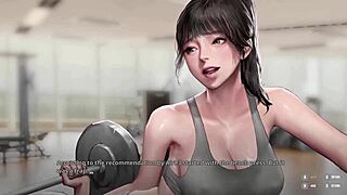 Secretpie Part 1: Intense Fucking in Hentai Anime with Natural Tits and Cartoon Game Action