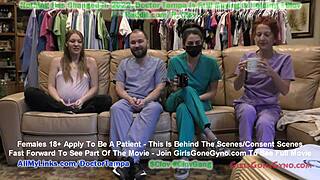 Pregnant Nova Maverick masturbates intensely at doctor's office