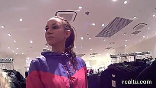 Seduce me in the supermarket, the Czech teen whispers.