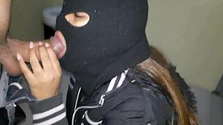 i watched the ebony teen 18+ sucking the monster cock in public outdoor captivity